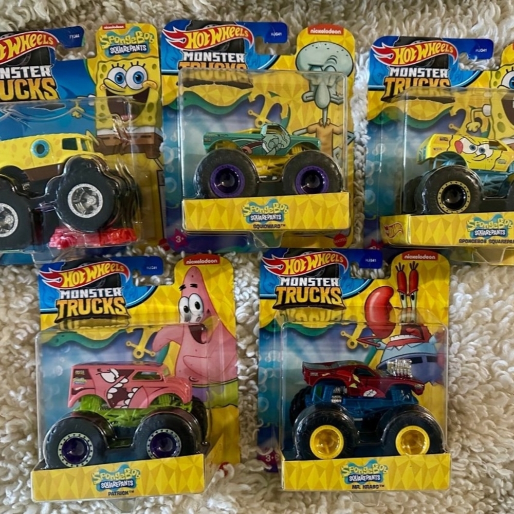 SpongeBob Monster Trucks Set